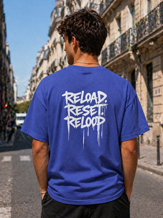 T-shirt Streetwear RW - Reload Reset Reloop En Précommande - Livraison sous 20 jours ouvrés.