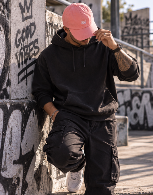 Casquette RW Rose - Logo Brodé Premium ReloopWear.