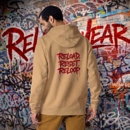 Hoodie Streetwear ReloopWear - Reload Reset Reloop