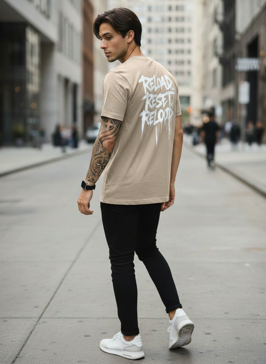 T-shirt Streetwear RW - Reload Reset Reloop  En Précommande - Livraison sous 20 jours ouvrés.