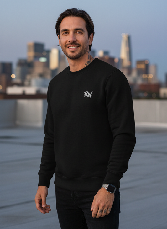 Sweat Unisexe RW Éco – Coton Bio Minimaliste