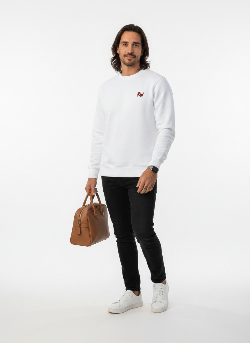 Sweat Unisexe RW Éco – Coton Bio Minimaliste