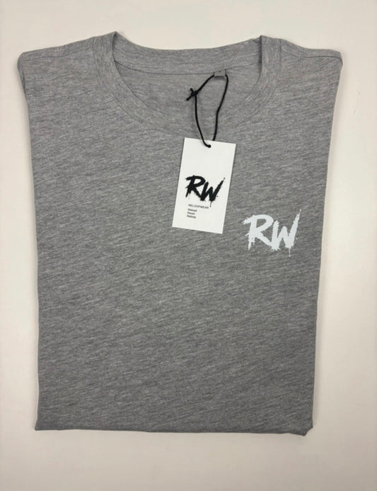 T-shirt Unisexe RW Couleur Gris Chiné Essential Tee. Fabrication à la demande. Livraison estimée 8 à 10 jours.